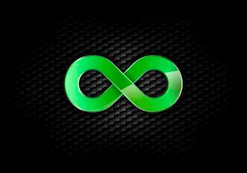 Infinity symbol Illustrazione stock