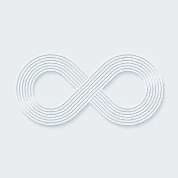 Infinity symbol. Stock Illustration