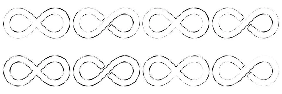 Infinity Symbol, infinity loop or icon, infinity logo infinity sign symbol.1 Stock Illustration