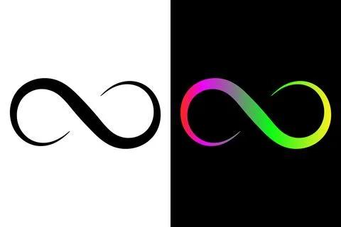 Infinity Symbol, infinity loop or icon, infinity logo infinity sign symbol. 스톡 일러스트