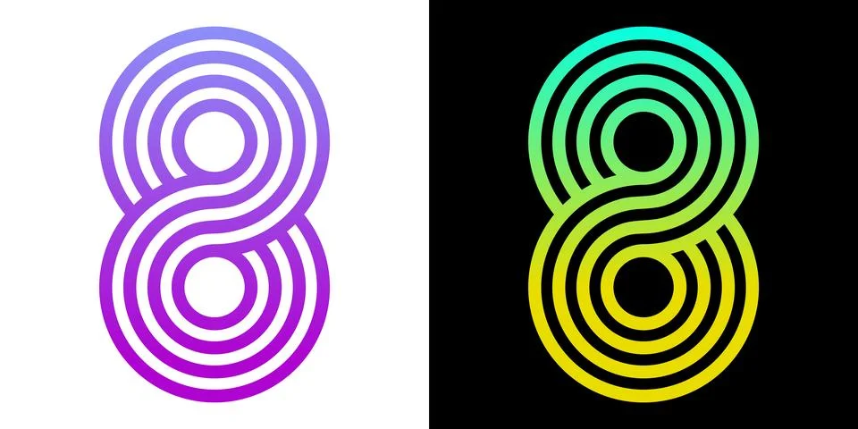 Infinity Symbol, infinity loop or icon, infinity logo infinity sign symbol. Stock Illustration