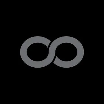 Infinity symbol isolated Stock Illustration
