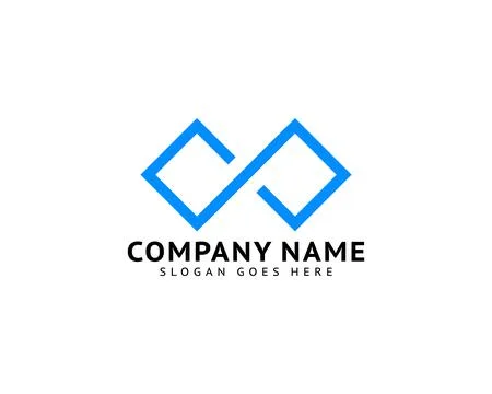 Infinity Symbol Logo Design Vector Illustration Stock Illustration