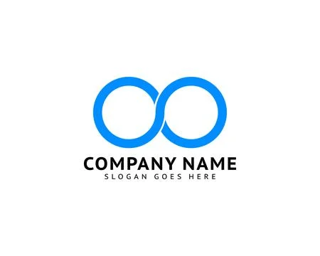 Infinity Symbol Logo Design Vector Illustration Stock Illustration