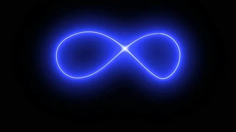 Infinity Symbol Loop Animation on dark B... | Stock Video | Pond5