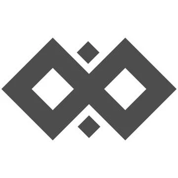 Infinity symbol loop. Figure 8 icon, eternity logo sign in original design, f Stock Illustration