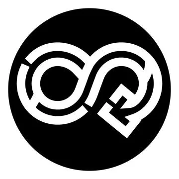 Infinity symbol maze loop concept with path Stock Illustration