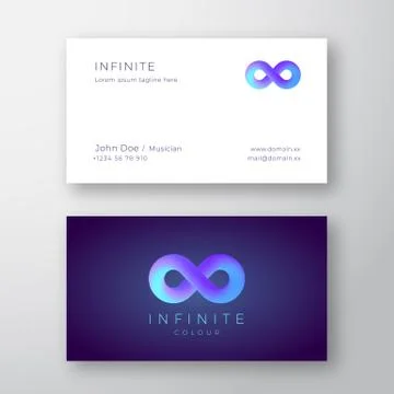 Infinity Symbol with Modern Gradient Abstract Vector Sign or Logo and Business 스톡 일러스트