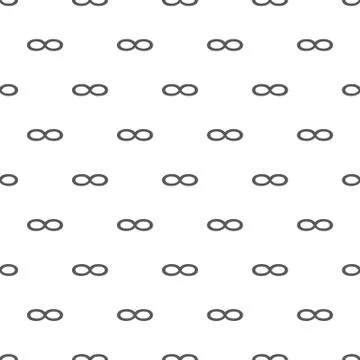 Infinity symbol pattern seamless イラスト素材
