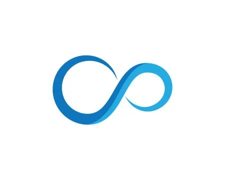 Infinity symbol vector icon Stock Illustration