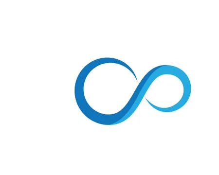 Infinity symbol vector icon 스톡 일러스트