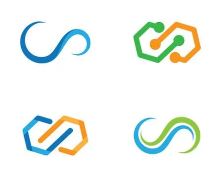 Infinity symbol vector icon 스톡 일러스트