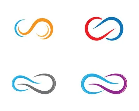 Infinity symbol vector icon Stock Illustration