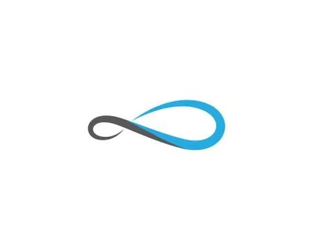 Infinity symbol vector icon Stock Illustration