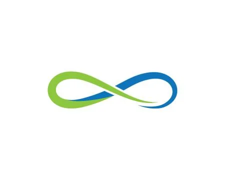 Infinity symbol vector icon 스톡 일러스트