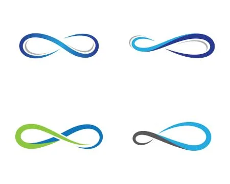 Infinity symbol vector icon Stock Illustration