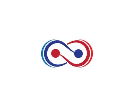 Infinity symbol vector icon Stock Illustration