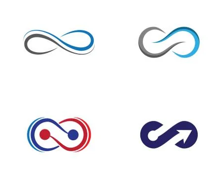 Infinity symbol vector icon Stock Illustration