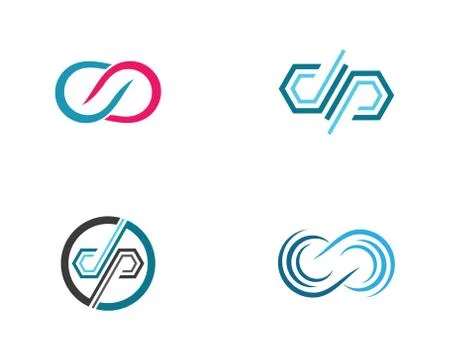 Infinity symbol vector icon Stock Illustration