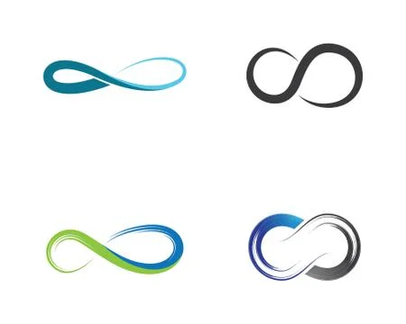 Infinity symbol vector icon Stock Illustration