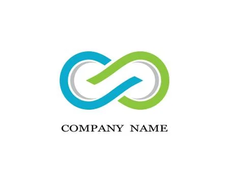 Infinity symbol vector icon illustration Stock Illustration