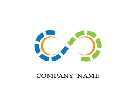 Infinity symbol vector icon illustration 스톡 일러스트