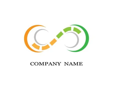 Infinity symbol vector icon illustration Stock Illustration