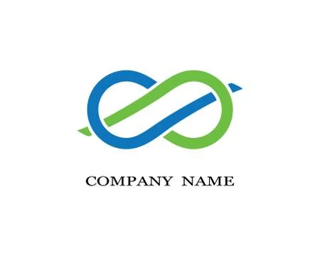 Infinity symbol vector icon illustration Stock Illustration