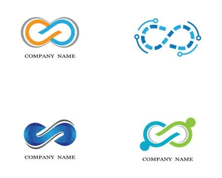 Infinity symbol vector icon illustration Stock Illustration