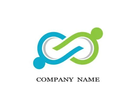 Infinity symbol vector icon illustration Stock Illustration