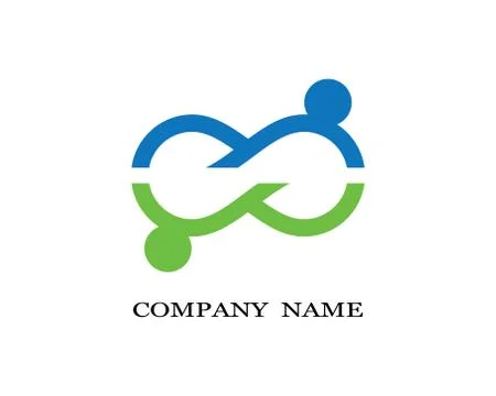 Infinity symbol vector icon illustration Stock Illustration