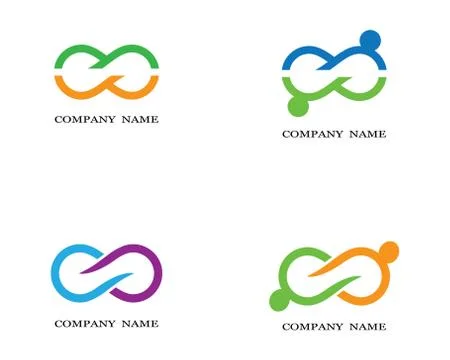 Infinity symbol vector icon illustration Stock Illustration