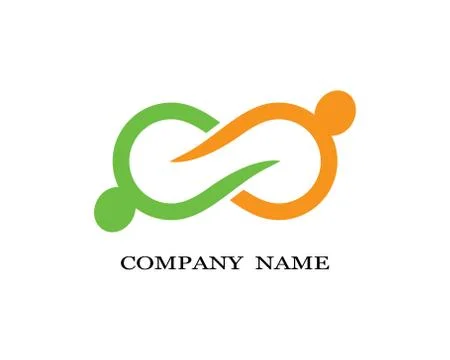 Infinity symbol vector icon illustration Stock Illustration