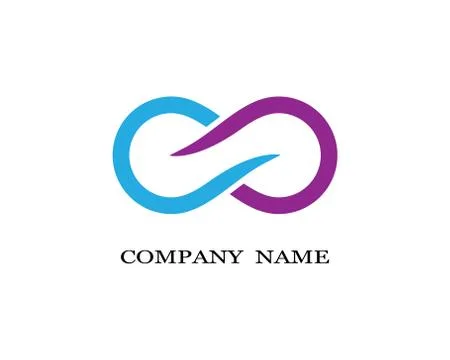 Infinity symbol vector icon illustration Stock Illustration