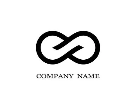 Infinity symbol vector icon illustration Stock Illustration