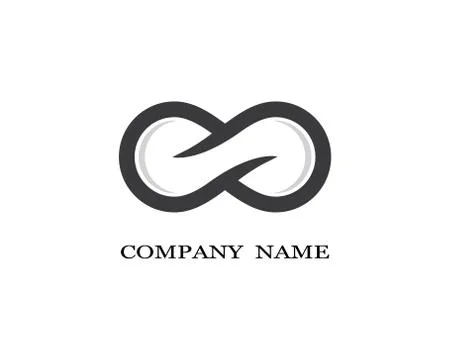 Infinity symbol vector icon illustration Stock Illustration