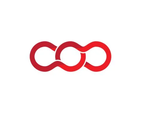 Infinity symbol vector icon illustration Stock Illustration