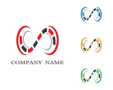 Infinity symbol vector icon illustration Stock Illustration