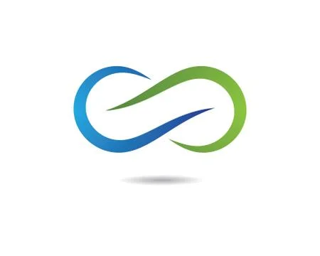 Infinity symbol vector icon illustration 스톡 일러스트