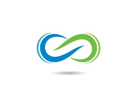 Infinity symbol vector icon illustration 스톡 일러스트
