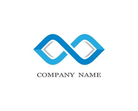 Infinity symbol vector icon illustration Stock Illustration