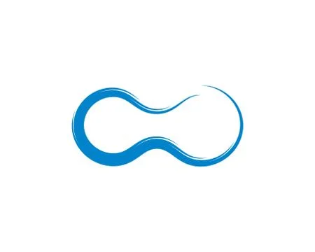 Infinity symbol vector icon illustration Stock Illustration