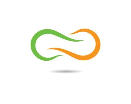 Infinity symbol vector icon illustration Stock Illustration