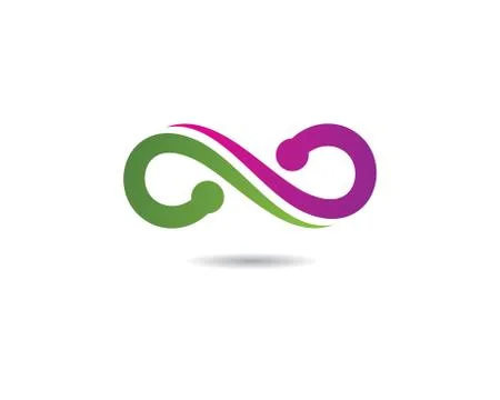 Infinity symbol vector icon illustration Stock Illustration