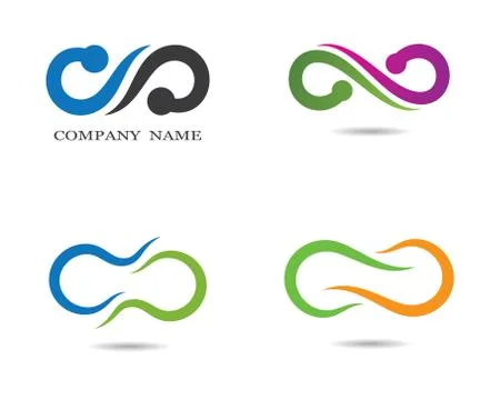 Infinity symbol vector icon illustration 스톡 일러스트