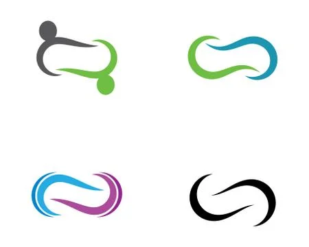 Infinity symbol vector icon illustration Stock Illustration