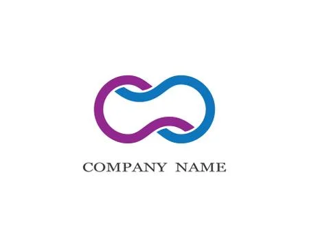 Infinity symbol vector icon illustration Stock Illustration