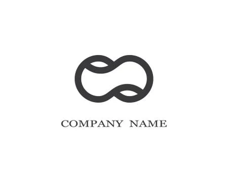 Infinity symbol vector icon illustration Stock Illustration