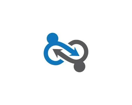Infinity symbol vector icon illustration Stock Illustration
