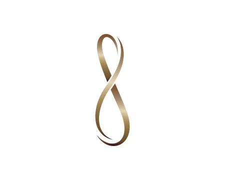 Infinity symbol vector icon illustration Stock Illustration
